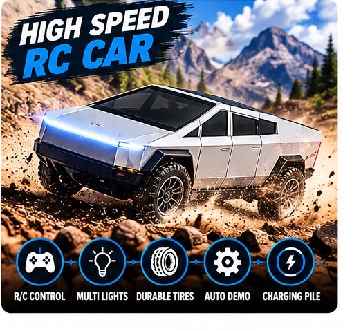 Tesla Cybertruck High Speed RC Car ๐โก