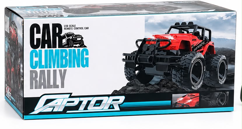 1:18 Jeep Car Climbing Rally โ RC Off-Road Car