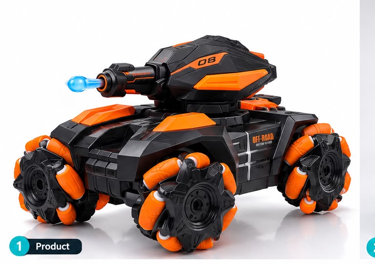 MECHSTANK Water Bomb RC Car – Off-Road