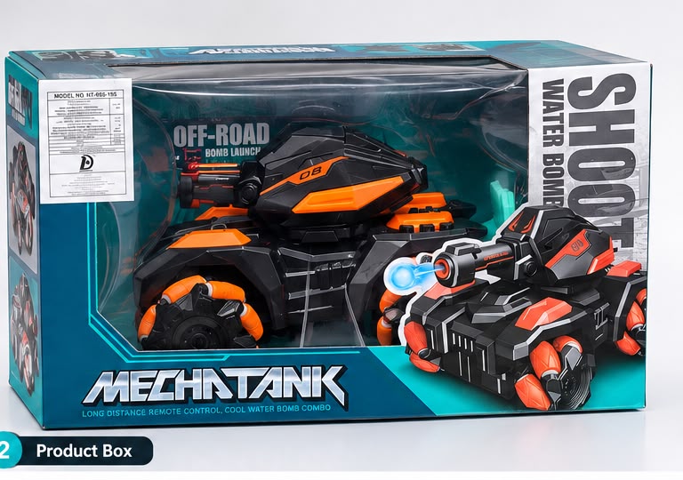 MECHSTANK Water Bomb RC Car – Off-Road