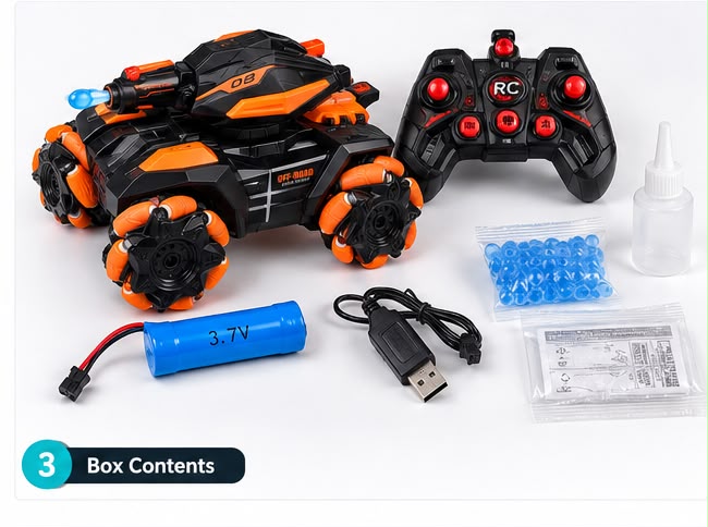 MECHSTANK Water Bomb RC Car – Off-Road