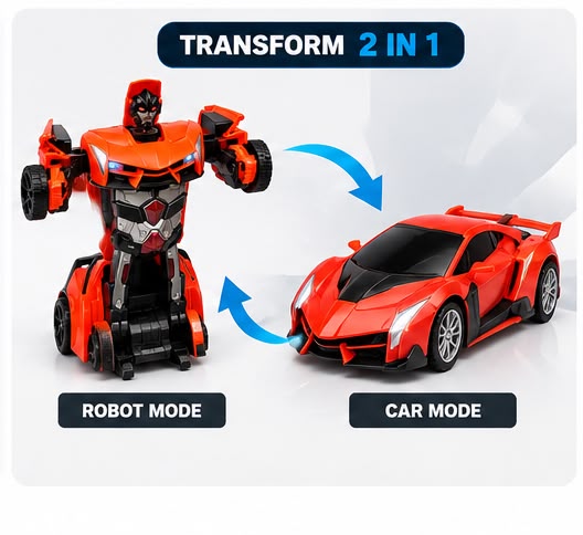 Transform 2-in-1 RC Robot Car – Autobot