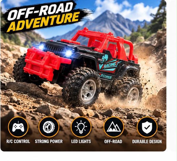 1:18 Off-Road RC Jeep – High Speed