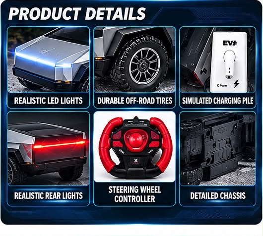 Tesla Cybertruck High Speed RC Car 🚗⚡