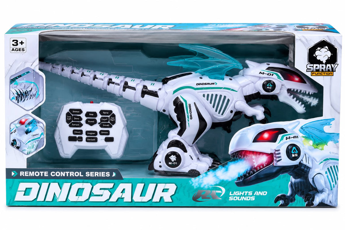 RC Dinosaur – Remote Control Dinosaur with Spray & Lights