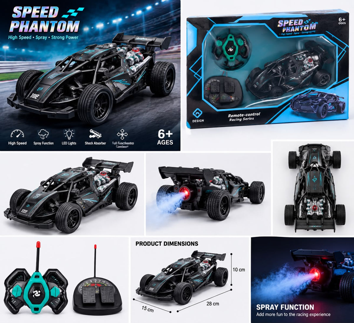 Speed Phantom RC Racing Car