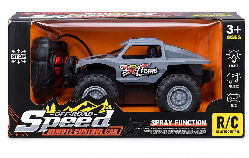 Extreme Off-Road RC Car – Spray Function