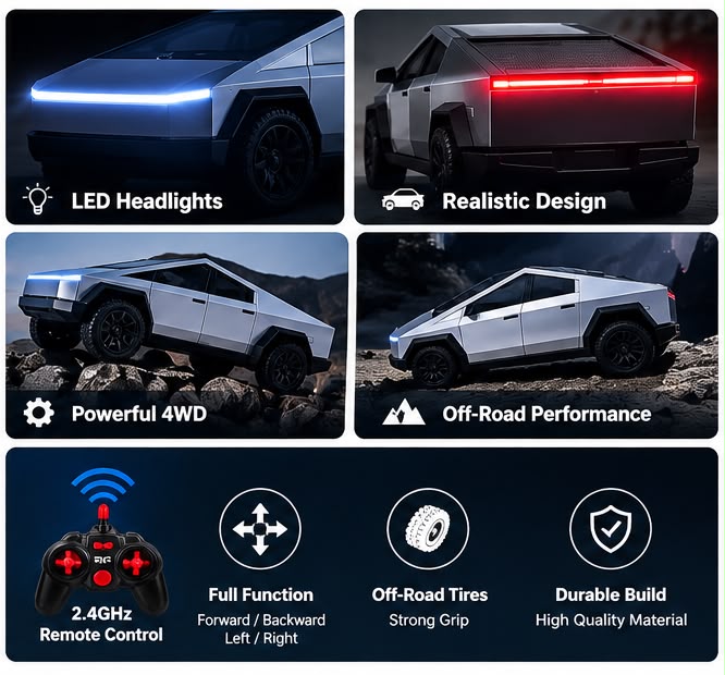 1:14 Off-Road Cyber RC Car – 4WD