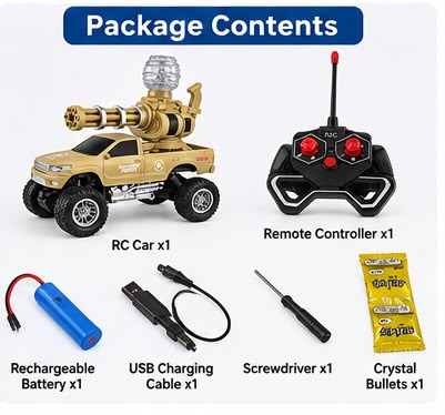 Rock Crawler Military Pickup – Crystal Bullet RC
