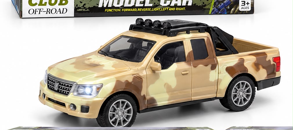 Club Off-Road Military Pickup – RC 4-Channel