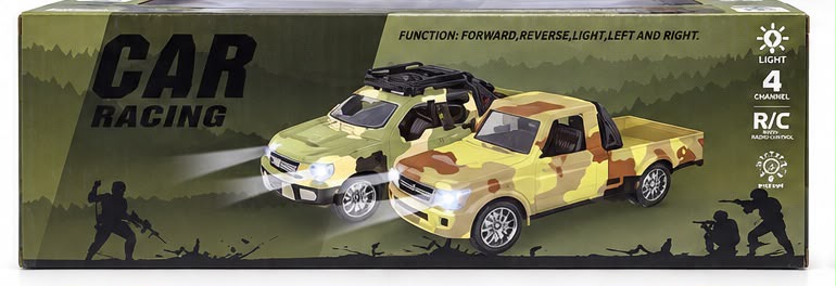 Club Off-Road Military Pickup – RC 4-Channel